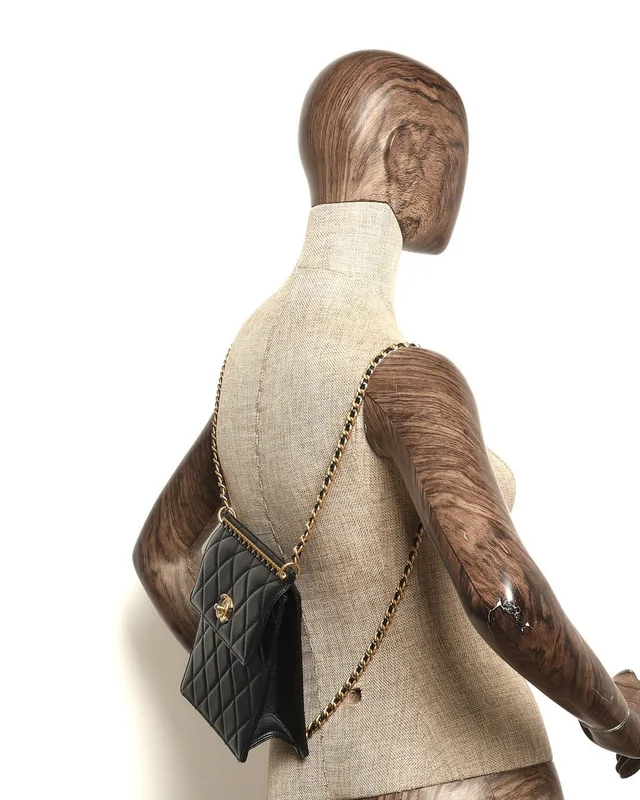 Chanel CC Caviar Chain Backpack in Caviar leather from A Retro Tale, photo 11 of 11