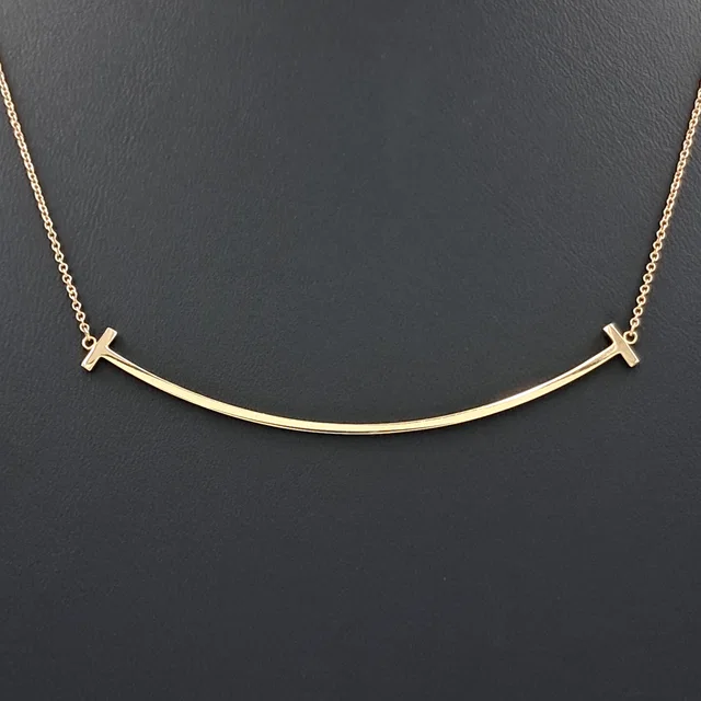 Tiffany T Smile Necklace (Large) from GUGUS