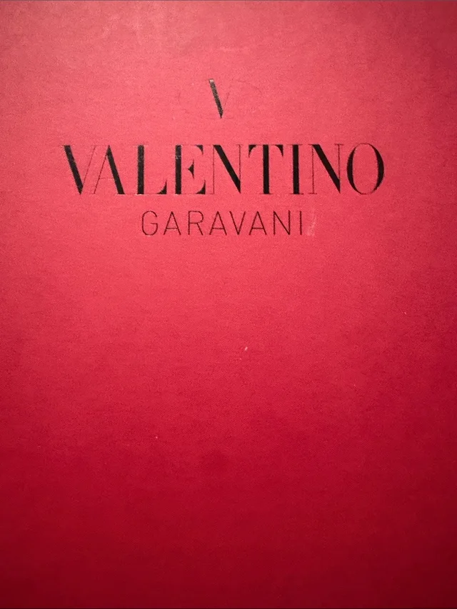 Valentino Garavani Logo On Red Background in pink from Poshmark