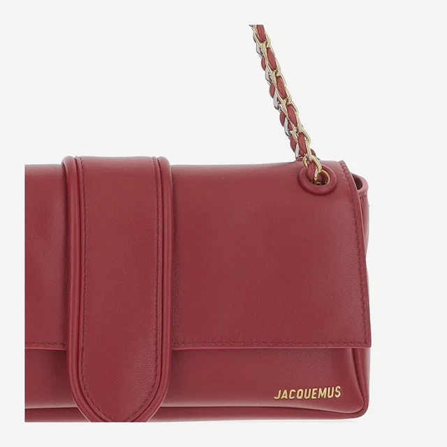 Jacquemus Nappa Leather Shoulder Bag — Red in Red Nappa leather from HEWI