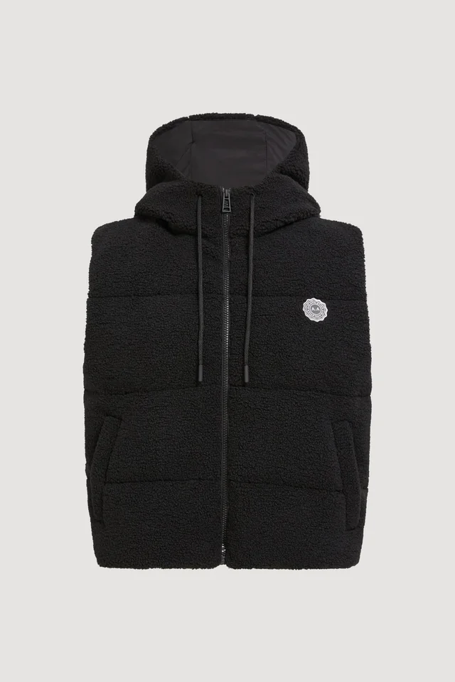 Athletica Sherpa Sleevless Vest in Black from Aje, photo 1 of 1
