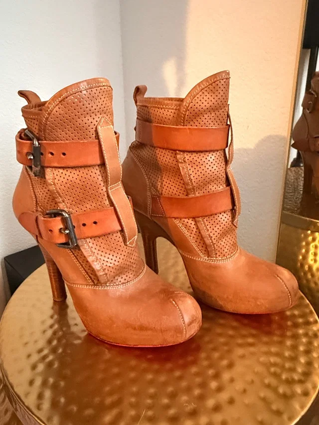 Vivienne Westwood Vintage Ankle Boot Brown Eu 39 in brown|red Leather from Poshmark