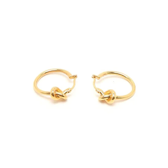 Celine Knot Hoop Earrings from A Retro Tale, photo 2 of 3