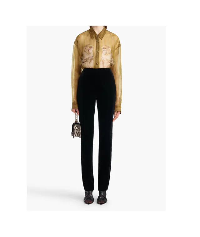 Khaite Velvet trousers, photo 6 of 6 from SENSER
