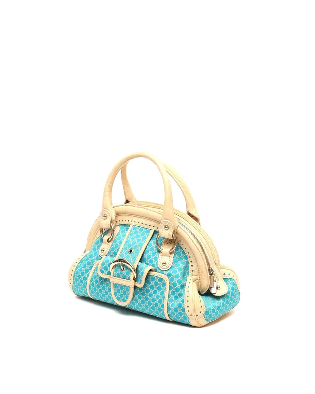 Celine Macadam Dome Satchel Bag in Canvas from A Retro Tale, photo 2 of 11