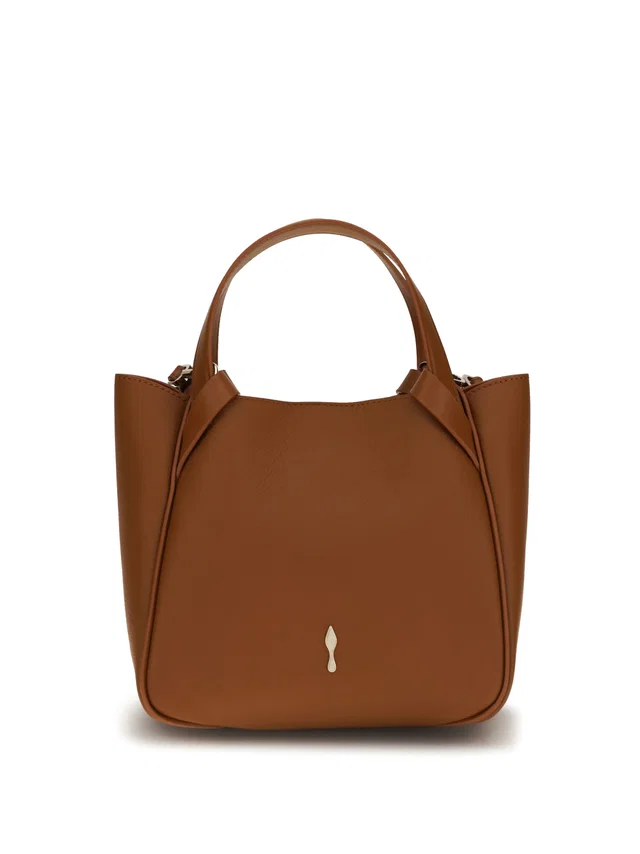 Christian Louboutin Shoulder Bag — Brown Calf Leather Bos Taurus in Brown Calfskin from HEWI