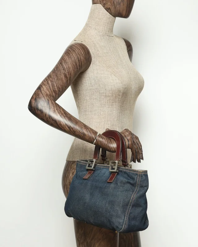 Fendi Tote Bag in Denim from A Retro Tale, photo 7 of 8