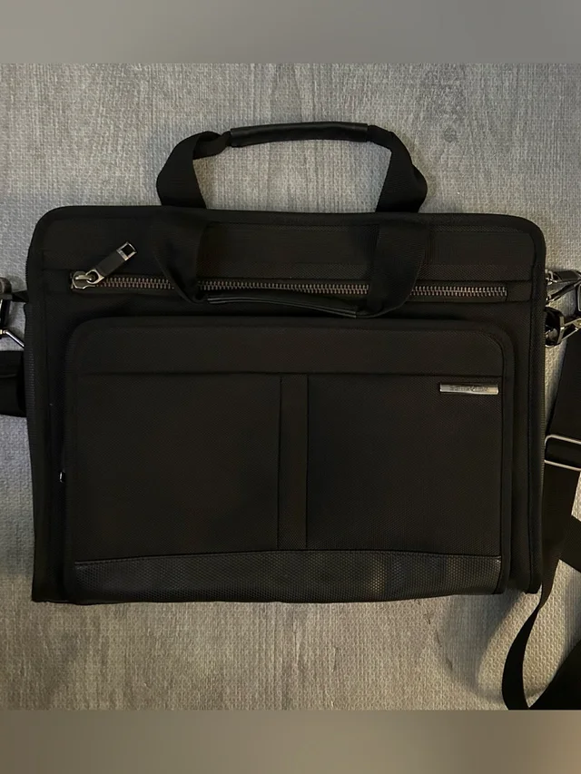 Samsonite Men's Laptop Briefcase With Front Organizer in black from Poshmark