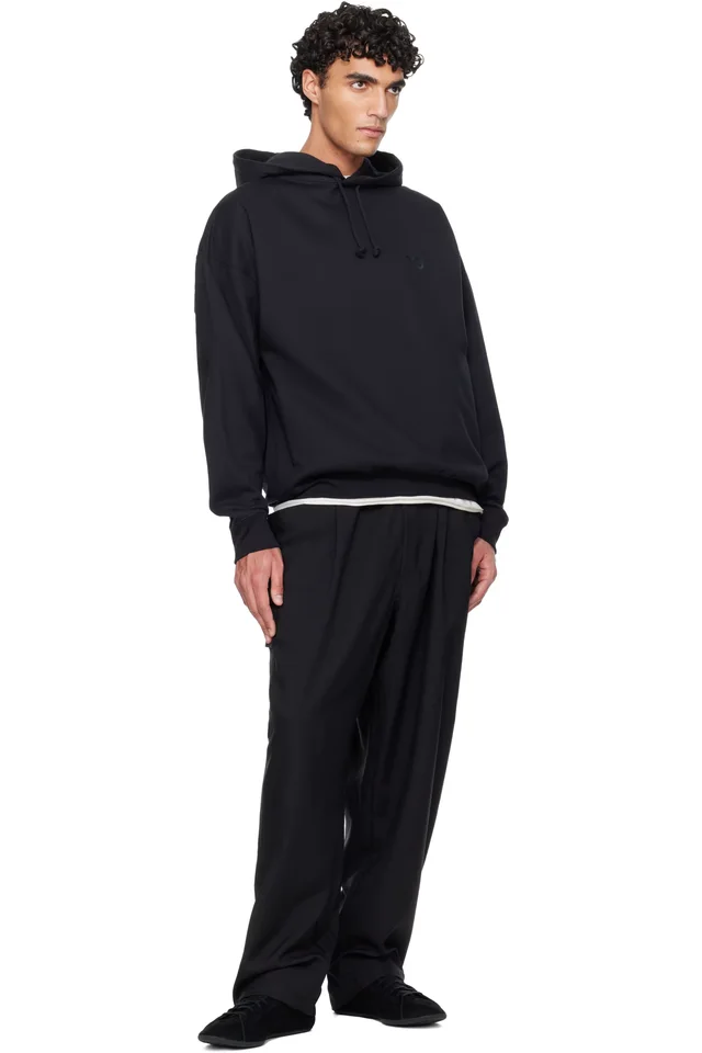Y-3 Black Sport Uniform UT Straight Leg Cargo Pants, photo 4 of 4 from SSENSE