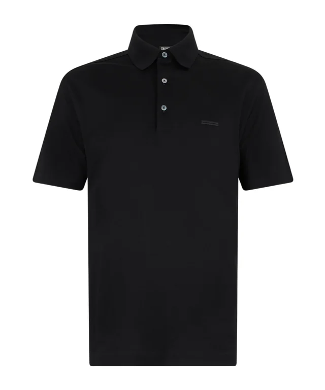 Zegna Classic Cotton Polo Shirt, image 1 of 1 from SENSER