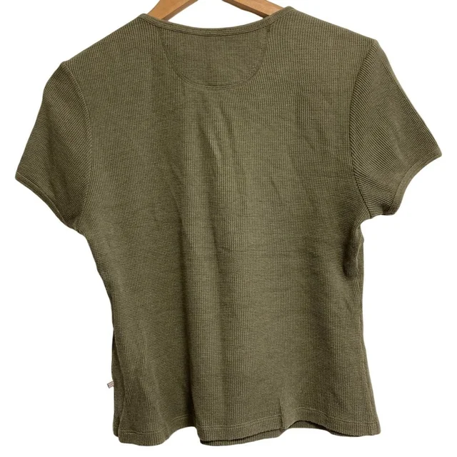 Burberry London Cotton Silk Lace Up Thermal Top in Silk from LuxUness, photo 2 of 2