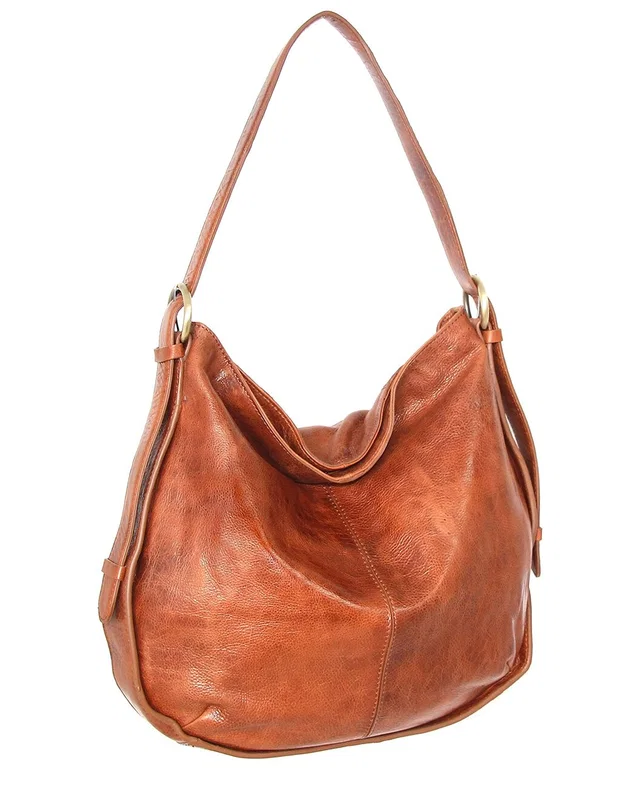 Nino Bossi Carlotta Hand-Dyed Vintage Leather Hobo Bag, image 1 of 1 from Rue La La