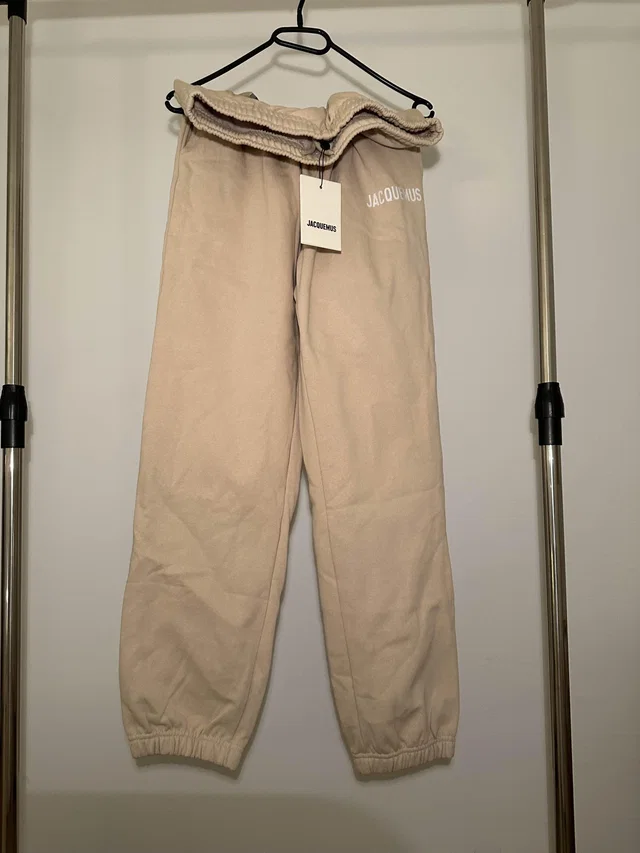 Jacquemus Beige Cotton Joggers in Beige from HEWI