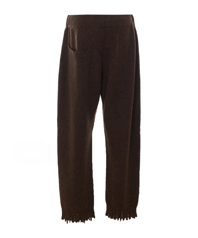 Uma Wang Drawstring Knit Casual Pants, photo 2 of 4 from SENSER