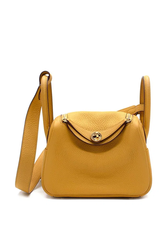 Hermès Mini Lindy in Clemence leather from HEWI