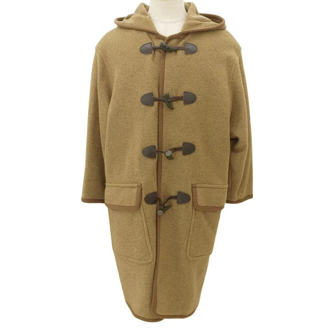 Dior Wool Duffle Coat #M Brown in Brown Wool from VINTAGE QOO TOKYO