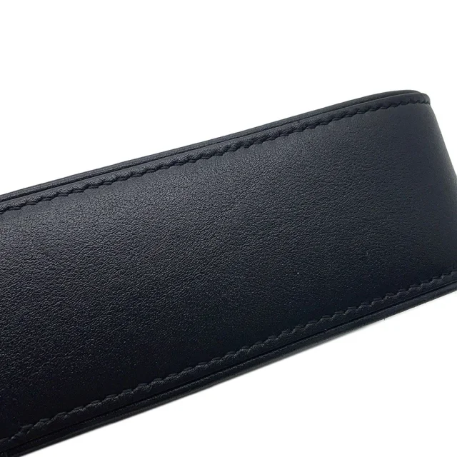 Celine logo messenger bag Black194503DOT Leather in Leather from GALLERY RARE, photo 8 of 18