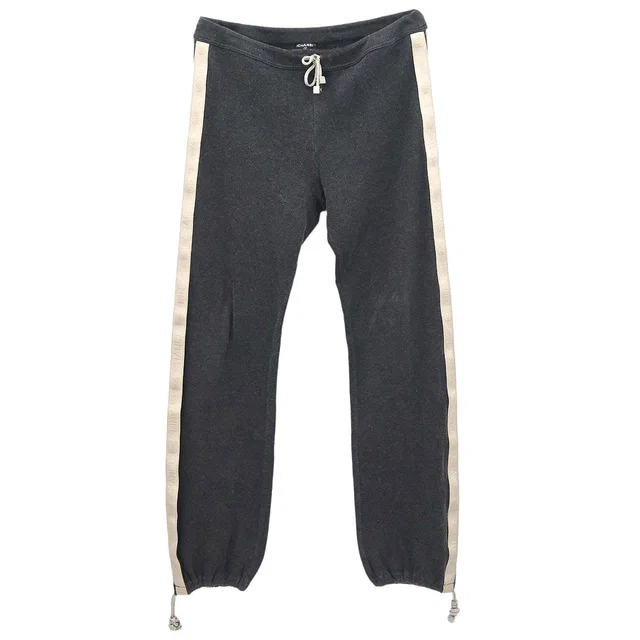 Chanel 2002 Long Pants Gray #38 in Grey Cashmere from AMORE Vintage Tokyo