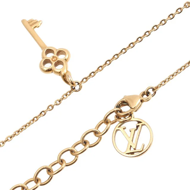 Louis Vuitton 2017 Lady Lucky Key Supple Bracelet Gold in Gold from VINTAGE QOO TOKYO, photo 2 of 2