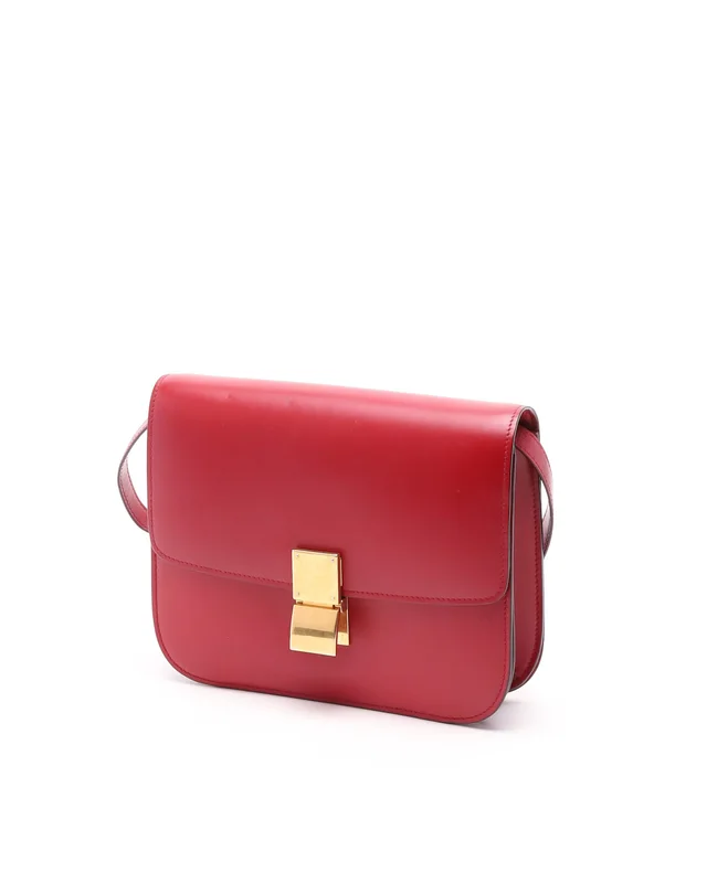 Celine Medium Classic Box Bag in Leather from A Retro Tale, photo 2 of 7