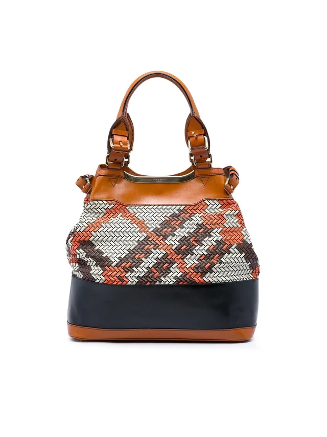Burberry Prorsum Woven Leather Check #284157b52b in orange Woven leather from Poshmark, photo 1 of 1