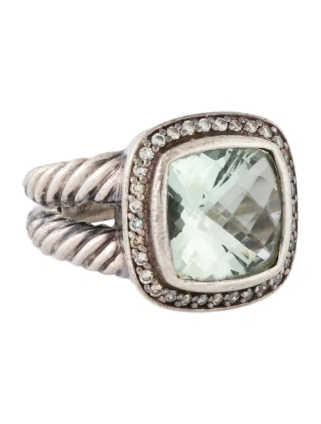 David Yurman Prasiolite & Diamond Albion Cocktail Ring in multicolor from The RealReal