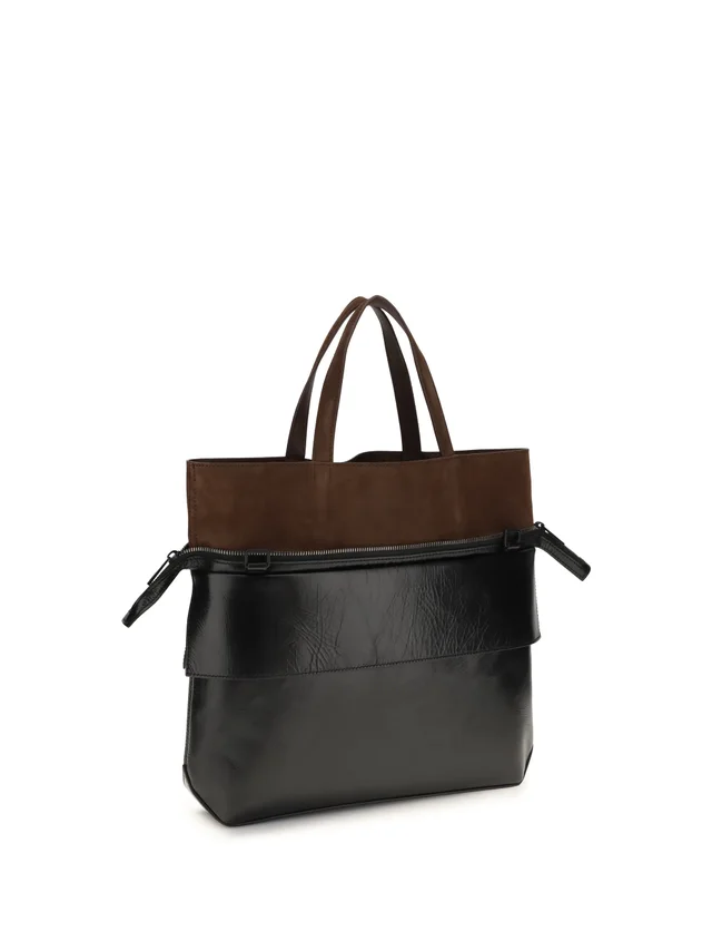 Loewe Small Switch Tote Bag — Black Calf Leather in Black Calfskin from HEWI, photo 2 of 2