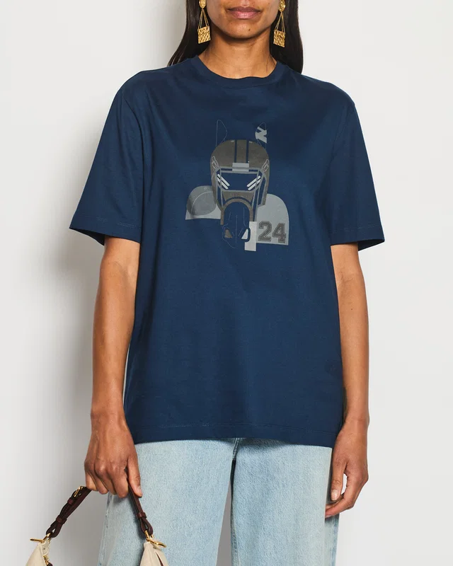 Hermès Grey Quarterb'H" T-Shirt Size UK S (UK 10) in Grey from Sellier