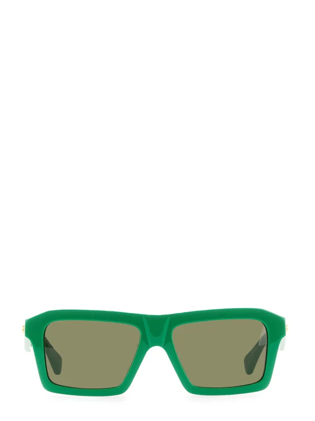 Bottega Veneta 734133_v2q303344 Sunglasses — Green Acetate in Green from HEWI