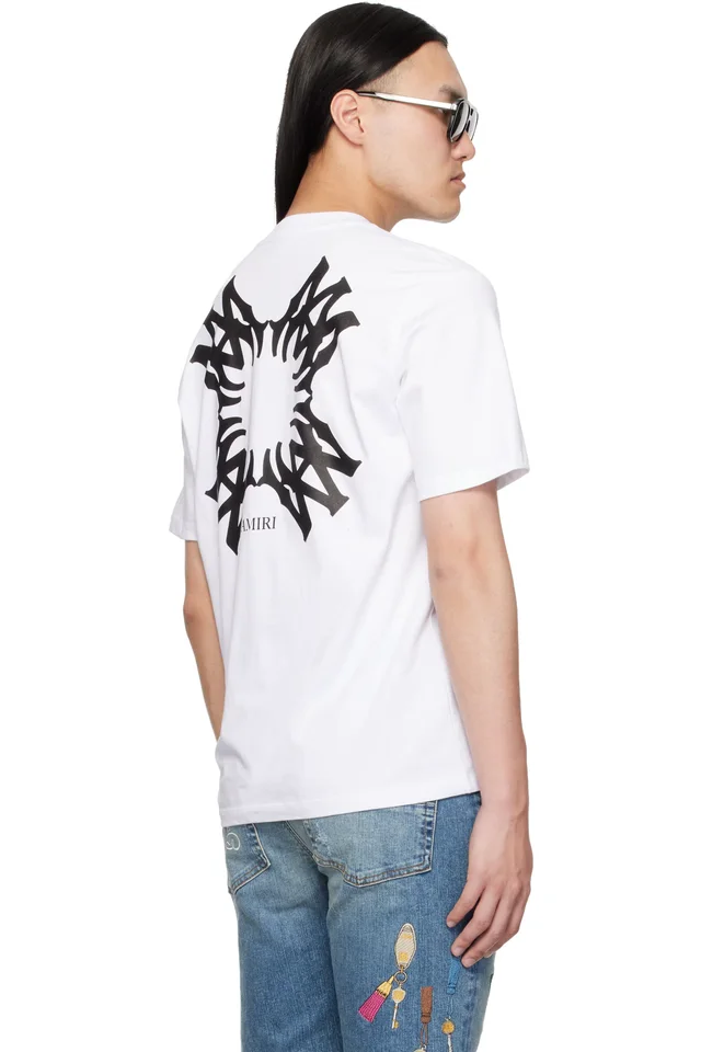 AMIRI Black MA Quad T-shirt, photo 3 of 5 from SSENSE