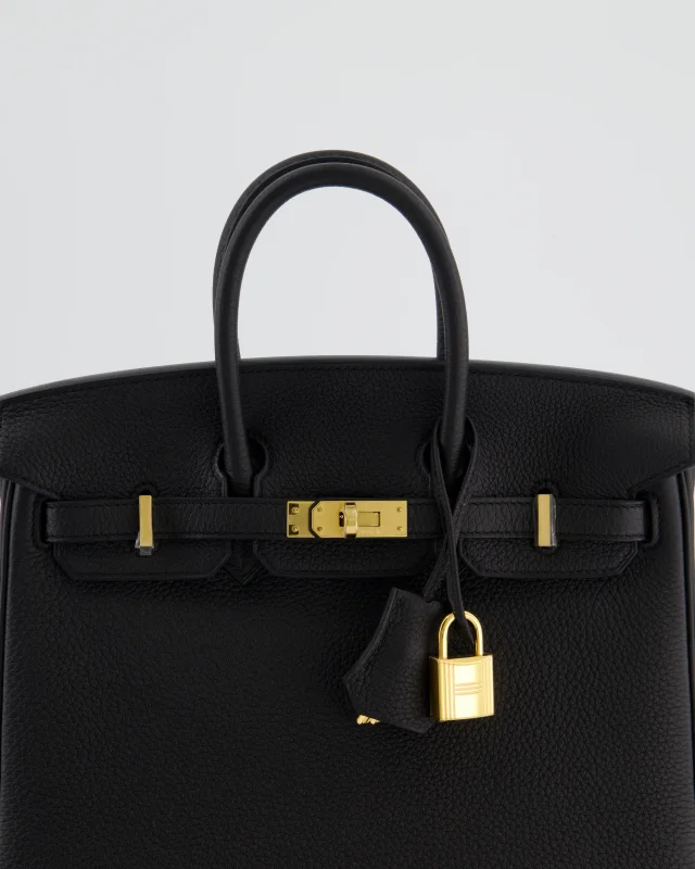 Hermès Birkin 25 Retourne Bag in Black Togo leather from Sellier, photo 14 of 23