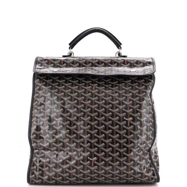Goyard Saint Leger Briefcase Backpack Coated Canvas in black Coated canvas from Poshmark