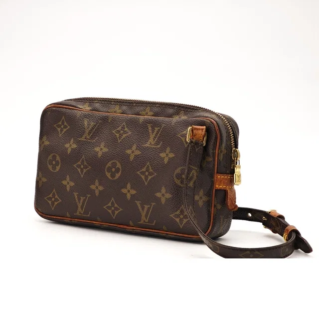 Louis Vuitton Marly Bandouliere Shoulder Bag Brown in Brown Coated canvas from The Reluxe