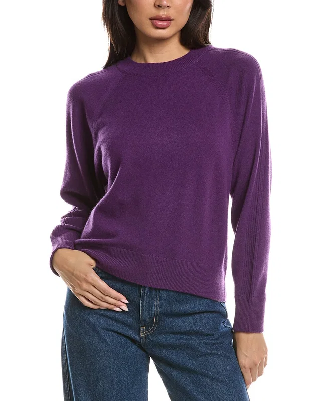 Forte Cashmere Rib Trim 100% Cashmere Sweatshirt, image 1 of 1 from Rue La La