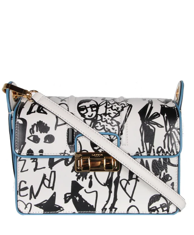 Lanvin Small Jiji Silhouette Print, White/Black from Cultstatus, photo 1 of 1