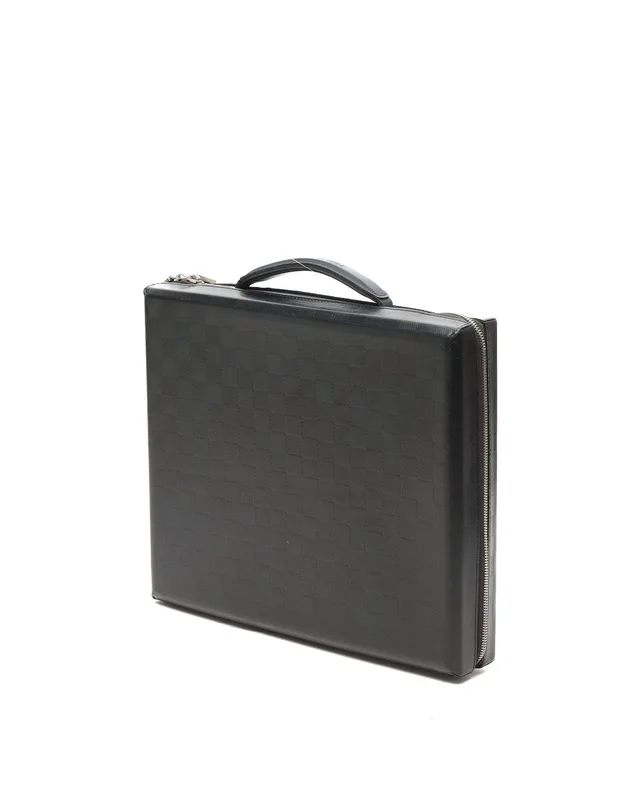 Louis Vuitton Damier Infini Luke Business Bag in Suede from A Retro Tale, photo 2 of 11