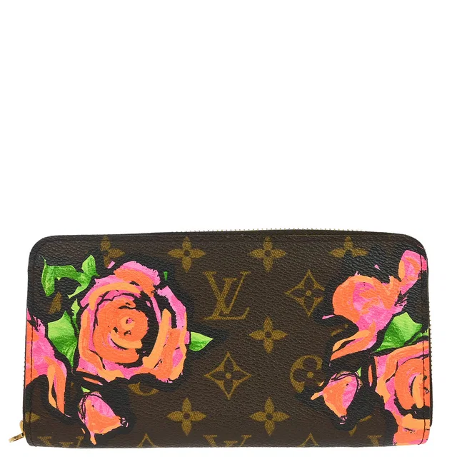 Louis Vuitton Monogram Rose Zippy Wallet M93759 in Pink Canvas from AMORE Vintage Tokyo