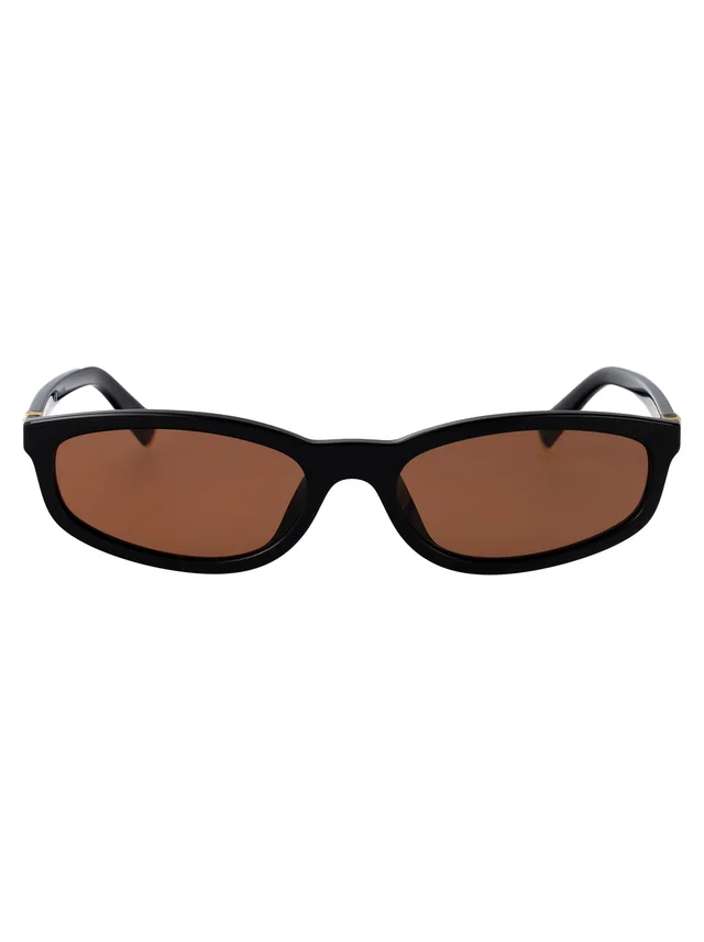 Miu Miu 0mu Acetate Sunglasses — Black in Black from HEWI