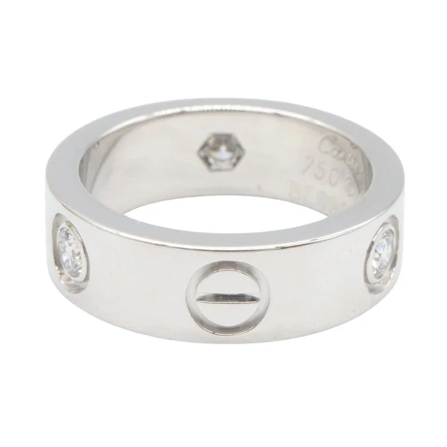 Cartier Love K18WG Diamond Ring Size 47 from LuxUness, photo 2 of 2