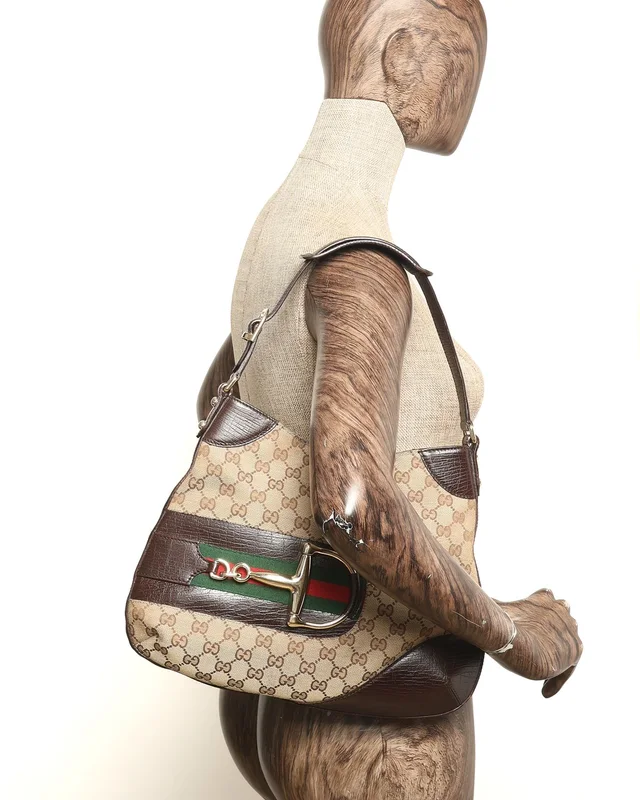 Gucci GG Sherry Line Hobo Bag in Canvas from A Retro Tale, photo 8 of 8