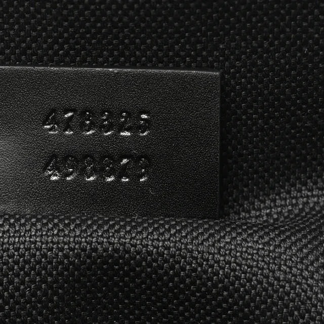 Gucci GG Supreme Monogram Web Belt Bag Black Grey in Black Coated canvas from FASHIONPHILE, photo 7 of 10