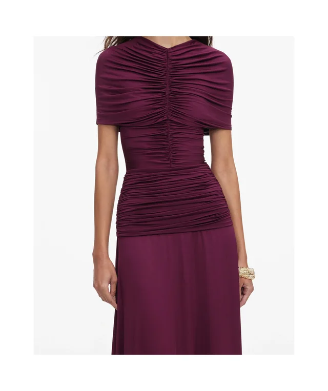 Self-Portrait Knitted Pleated Midi Dress, photo 8 of 9 from SENSER
