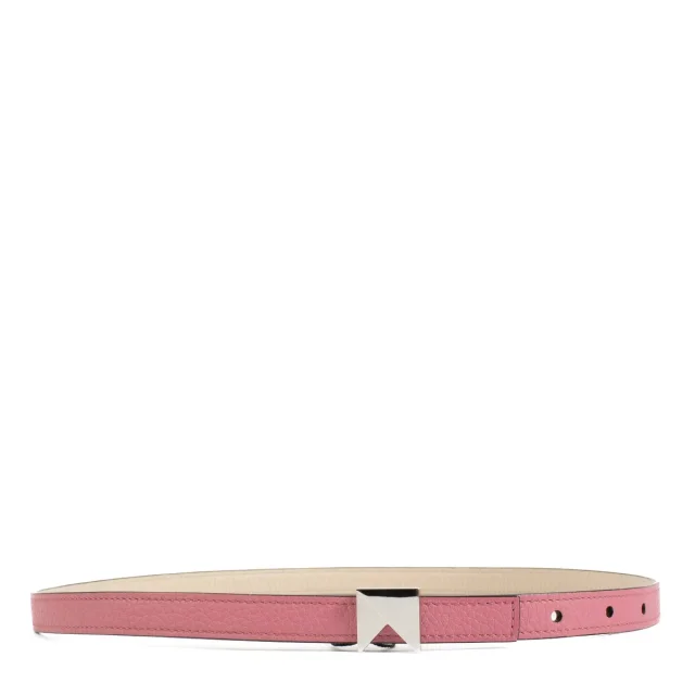 Moynat Pink/Beige Leather Reversible Belt - size 80 in Beige Leather from Labellov, photo 2 of 4