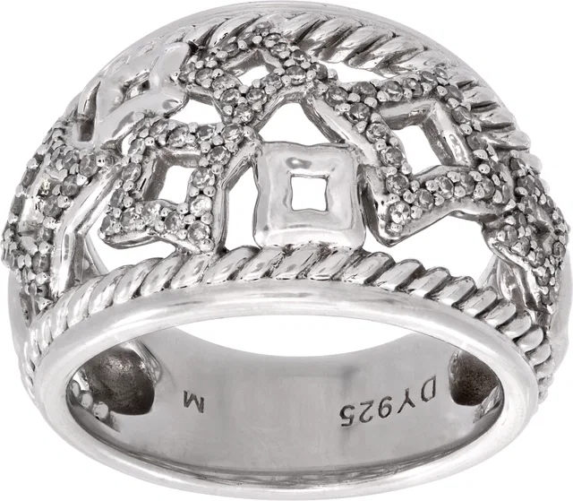David Yurman Quatrefoil ring in Silver Sterling Silver from Gray And Sons