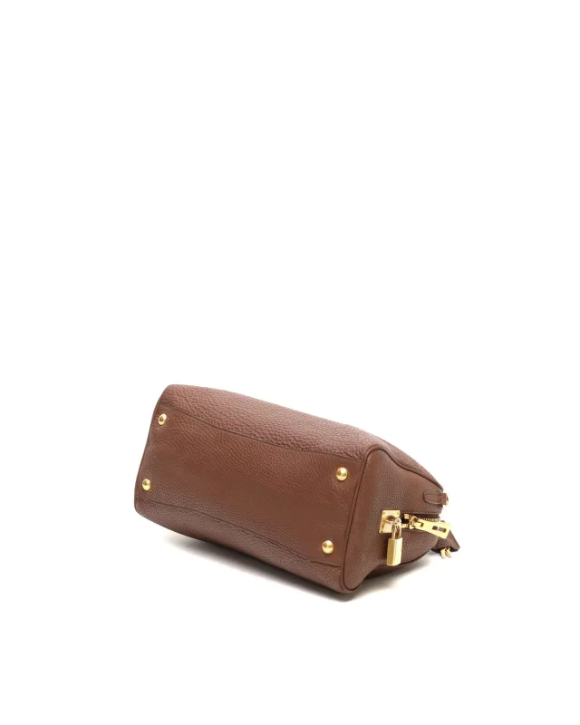 Prada Vitello Daino Bauletto Bag in Leather from A Retro Tale, photo 5 of 10