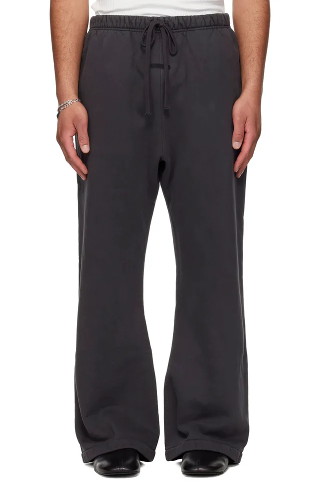 Black Signature Classic Flare Sweatpants