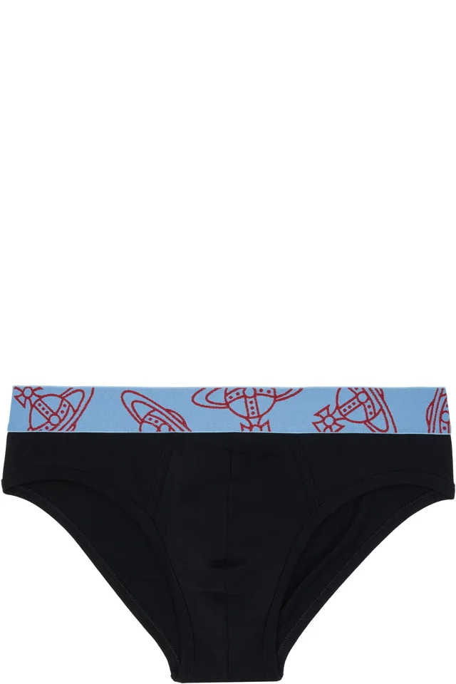 Vivienne Westwood Three-Pack Multicolor Slip Band Briefs, photo 6 of 7 from SSENSE