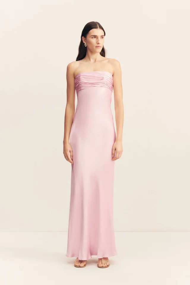 Shona Joy LA LUNE STRAPLESS RUCHED BODICE MAXI DRESS - BLOSSOM from Shona Joy, photo 1 of 1
