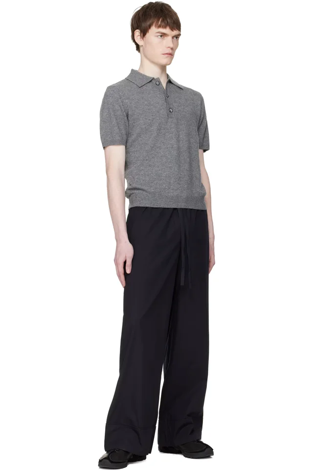 Entire Studios Black Pajama Lounge Pants, photo 4 of 4 from SSENSE
