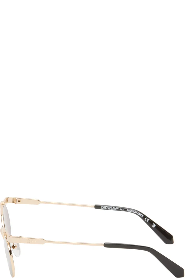 Off-White Gold OW2030 Sunglasses, photo 3 of 4 from SSENSE